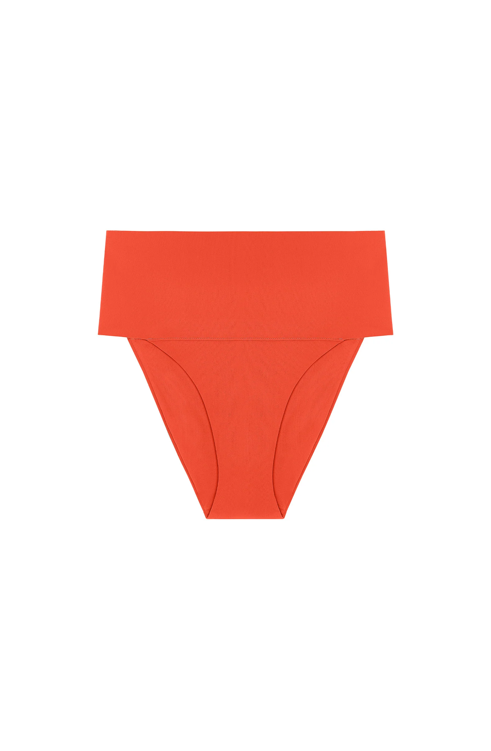 angie Bas de maillot de bain taille haute orange Orange