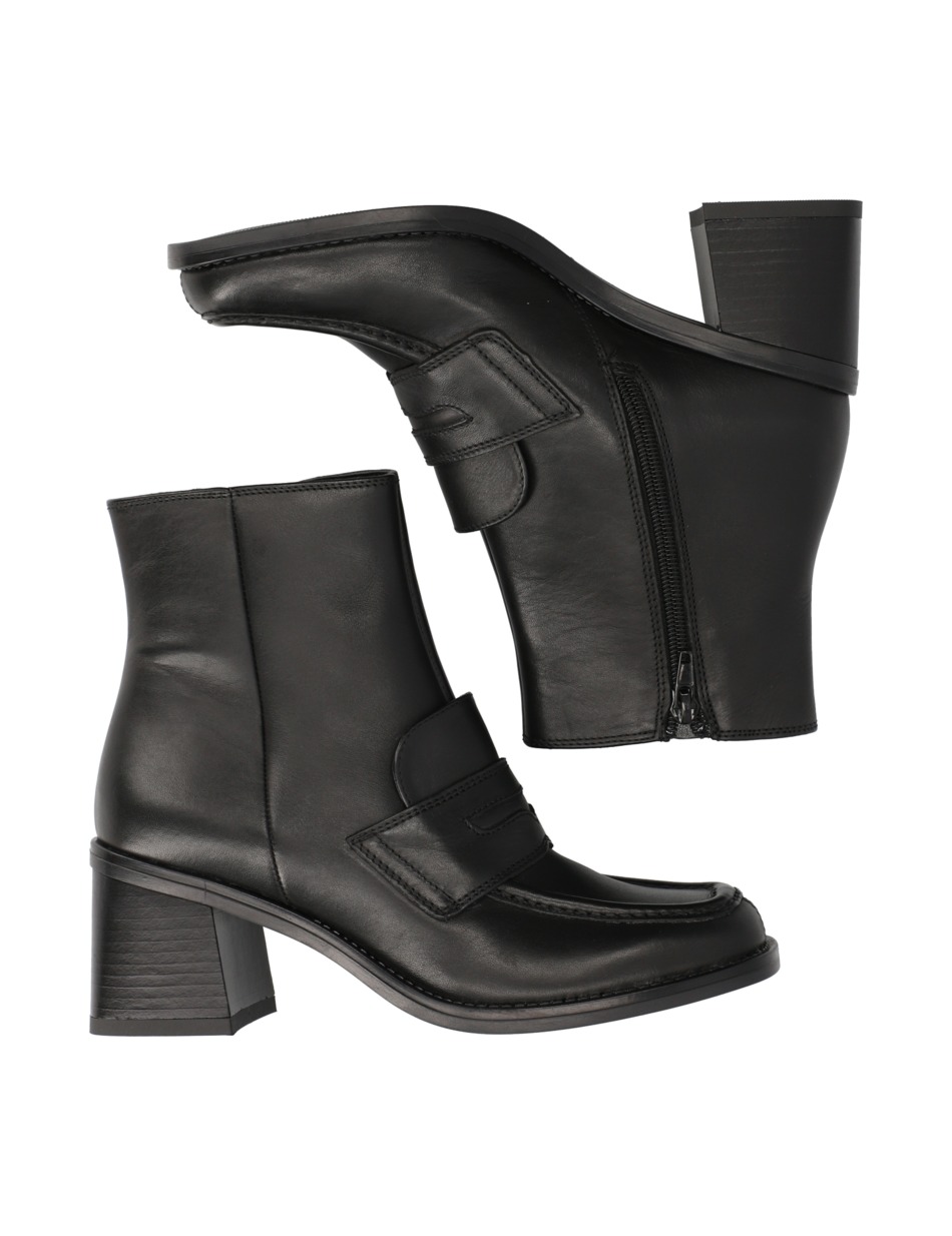 Glattleder Stiefelette