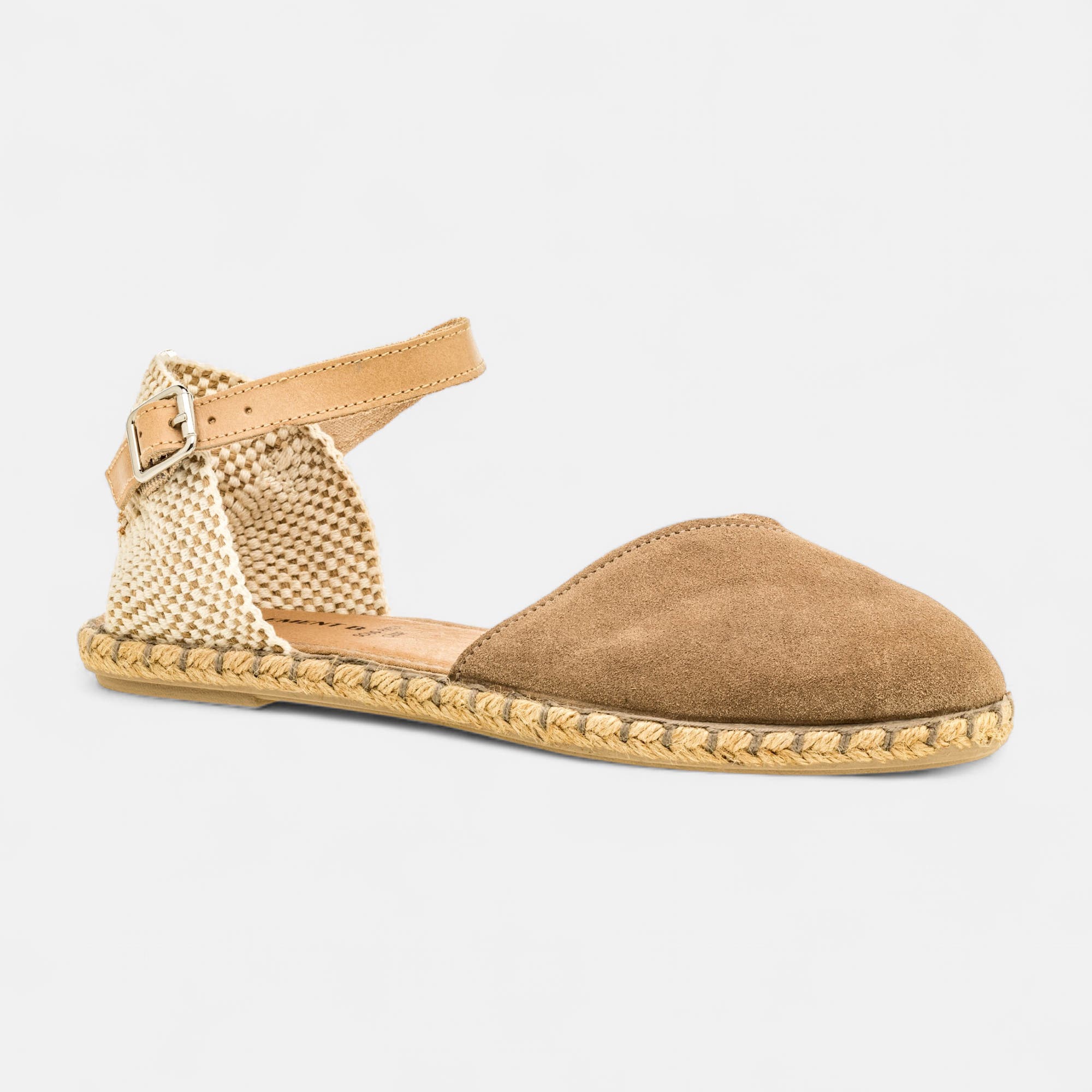 Espadrilles Femme en cuir beige
