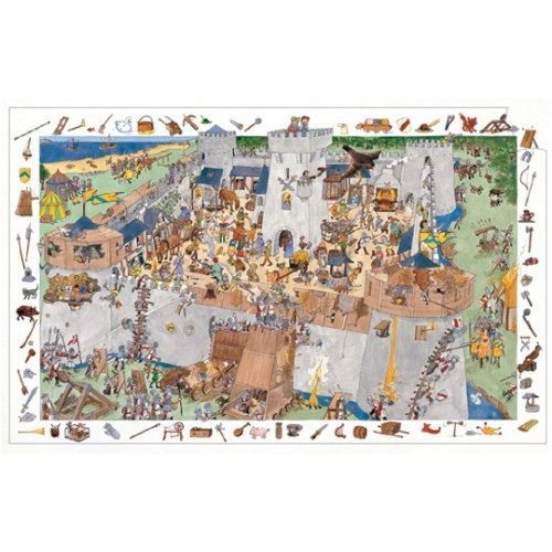 Djeco puzzel observation kasteel (100st)