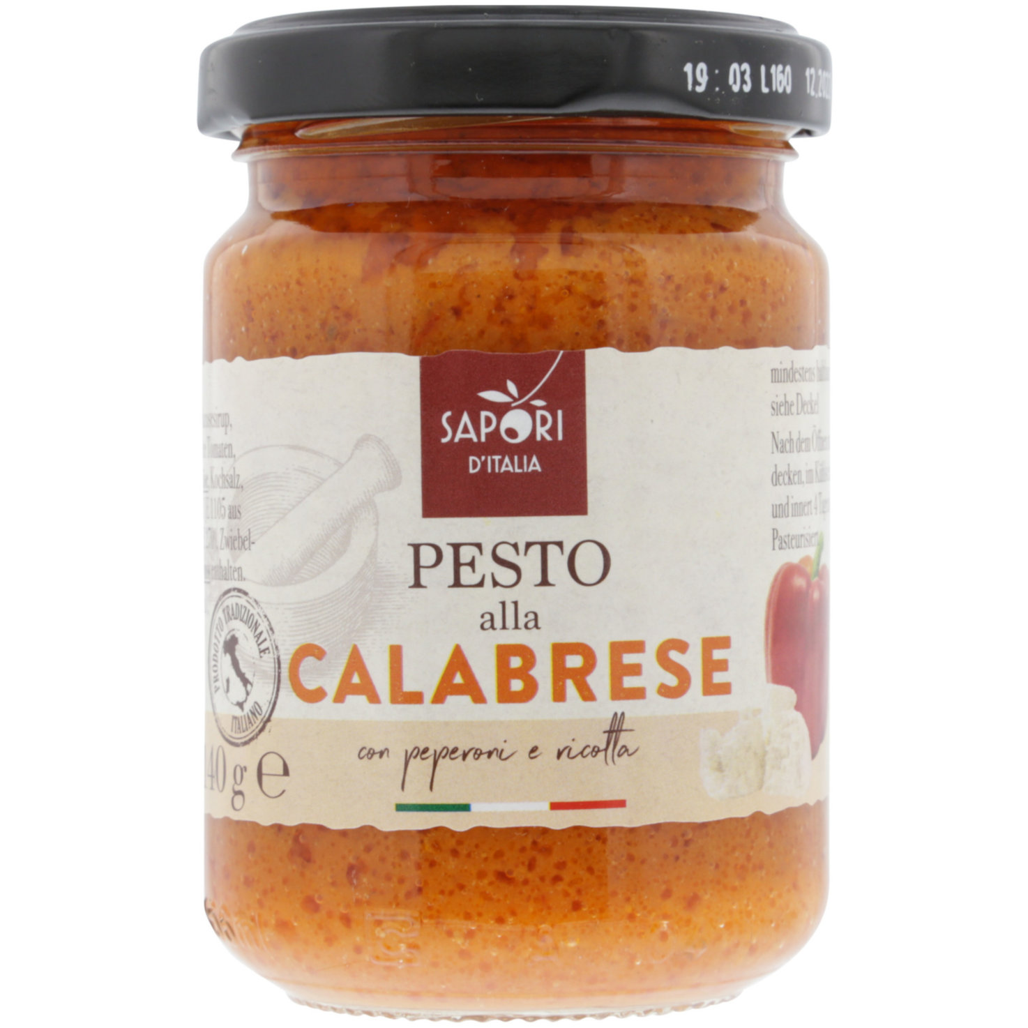Sapori d'Italia Sauce Pesto Calabrese