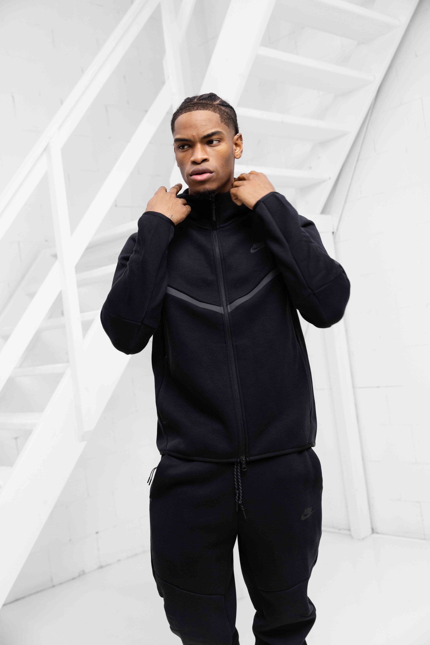 Nike Tech Fleece Trainingspak Heren Zwart