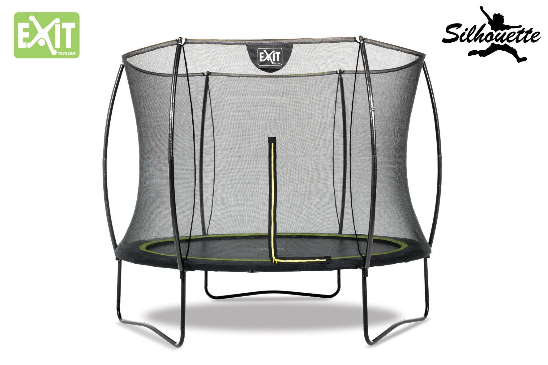 EXIT Silhouette - Trampoline - Zwart - 244 cm
