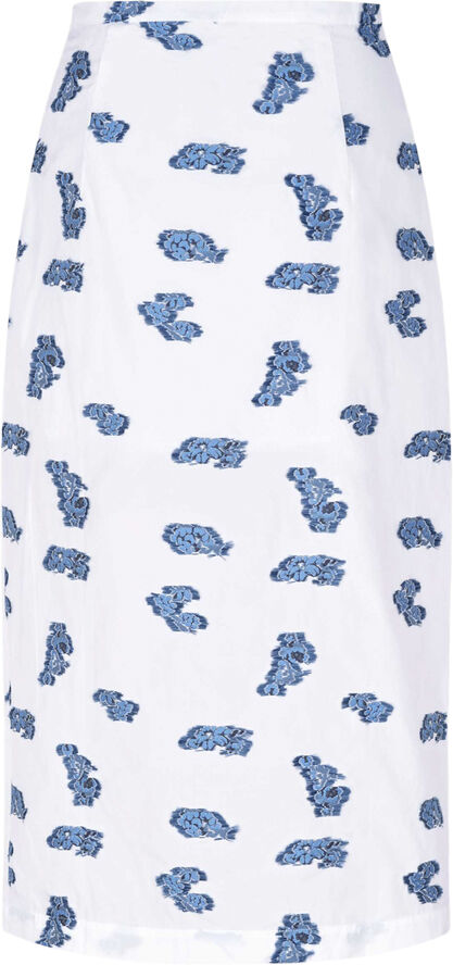 Baum und Pferdgarten SAMAR Blue bouquet jacquard