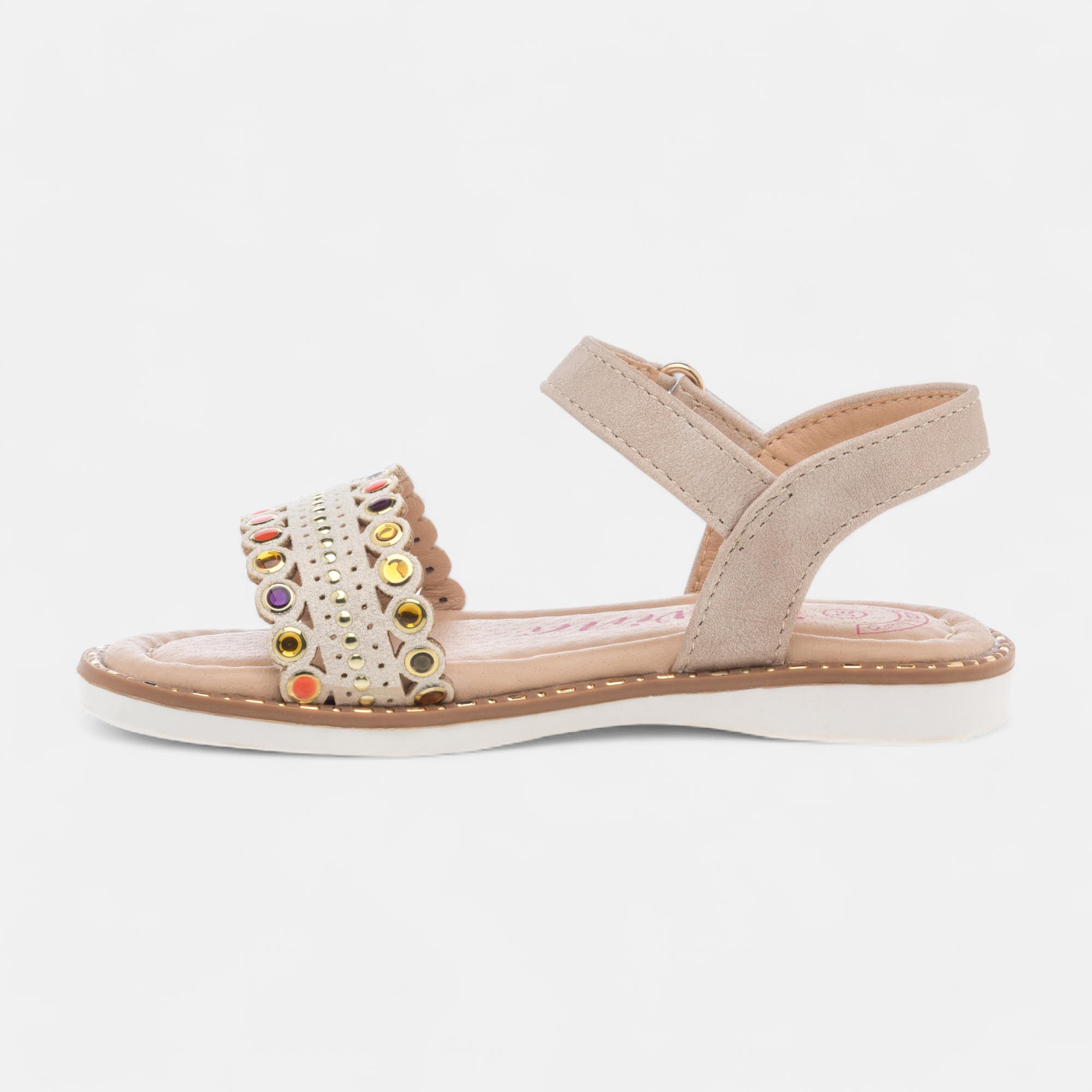 Nu-pieds Fille beige