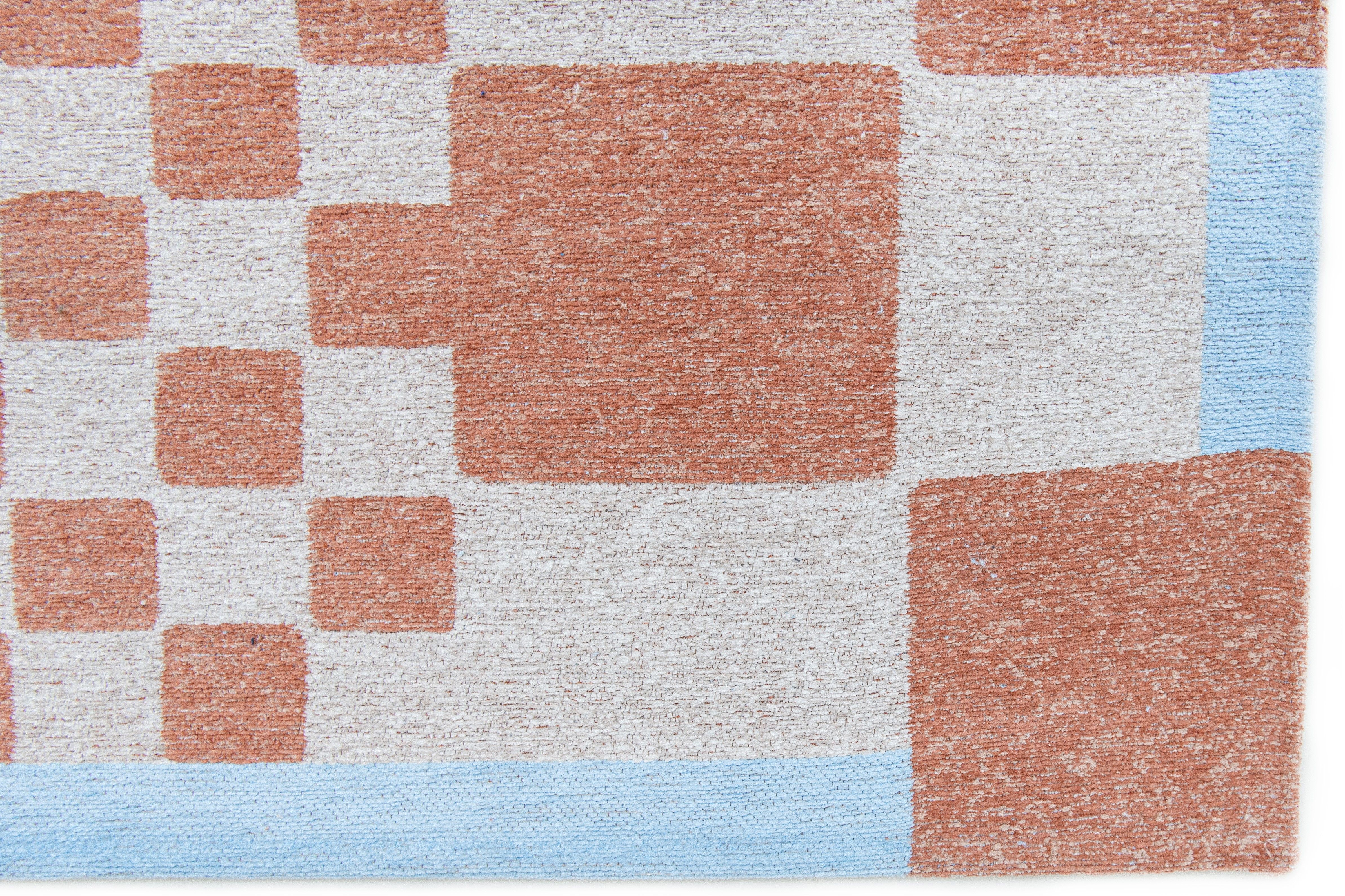 Vloerkleed Nude 9341 Chess  | Louis de Poortere
