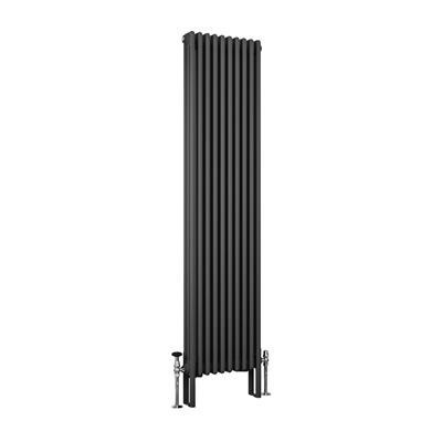 Eastbrook Imperia 3 koloms radiator 45x180cm 2623W antraciet