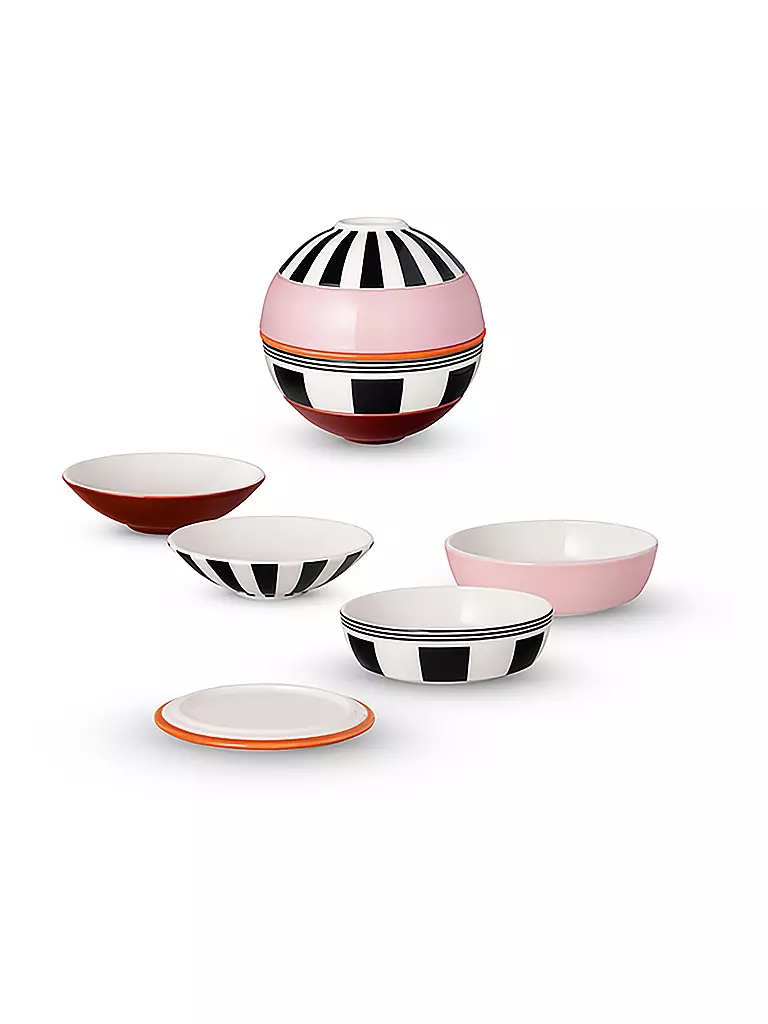 VILLEROY & BOCH La Petite Boule MEMPHIS  ICONIC 5tlg bunt
