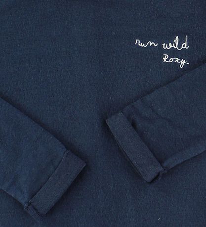 Roxy Pullover - Navy m. Text/Knöpfe