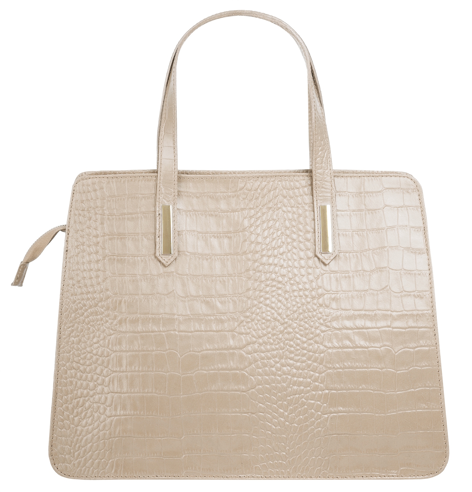 Cluty Henkeltasche echt Leder, Made in Italy