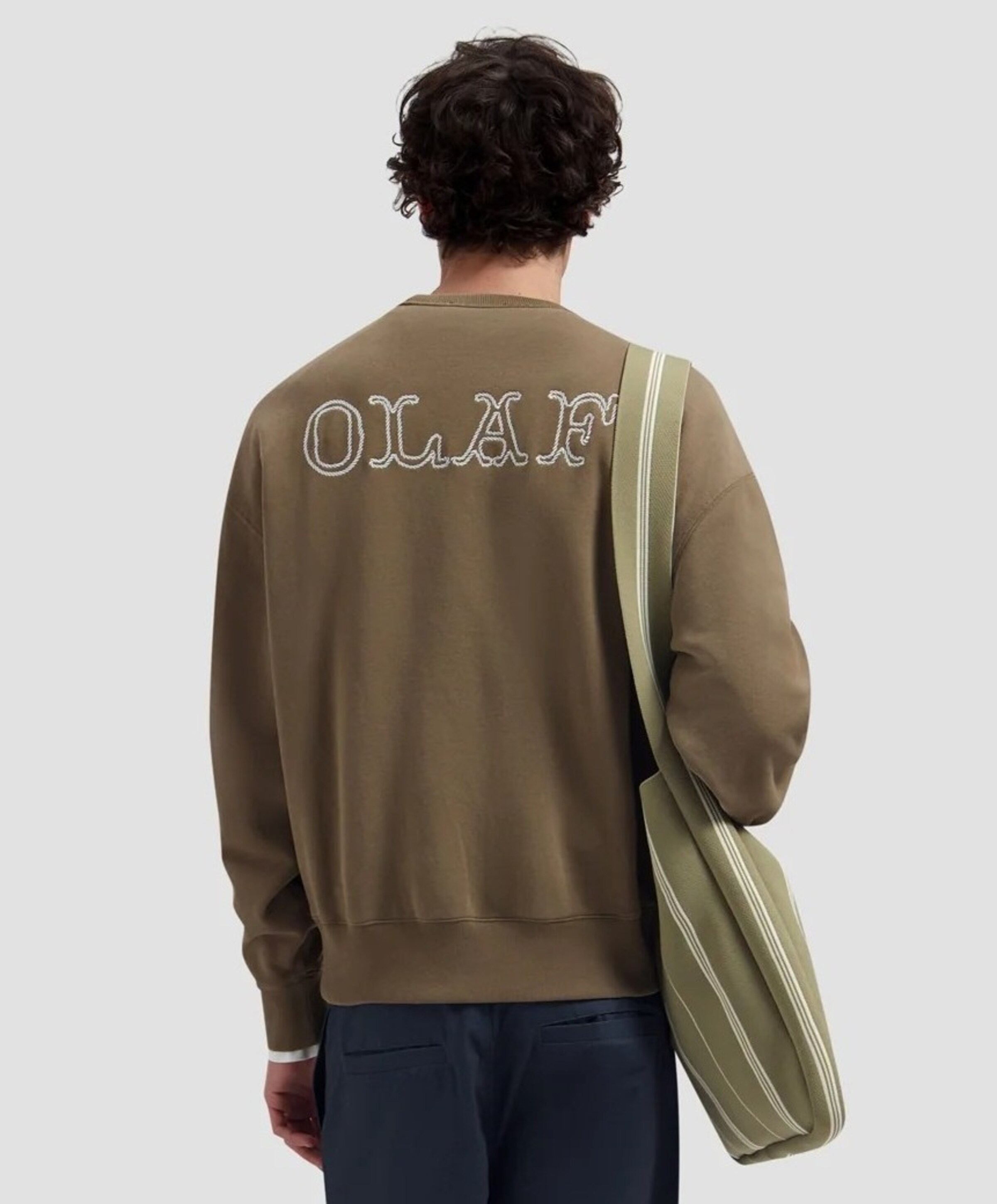 Olaf Heren sweater bruin