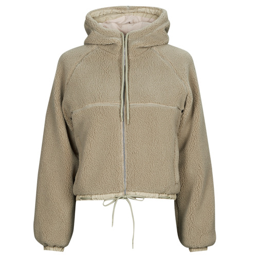 Superdry - CODE SL BORG ZIP THRU - Explorer Sand