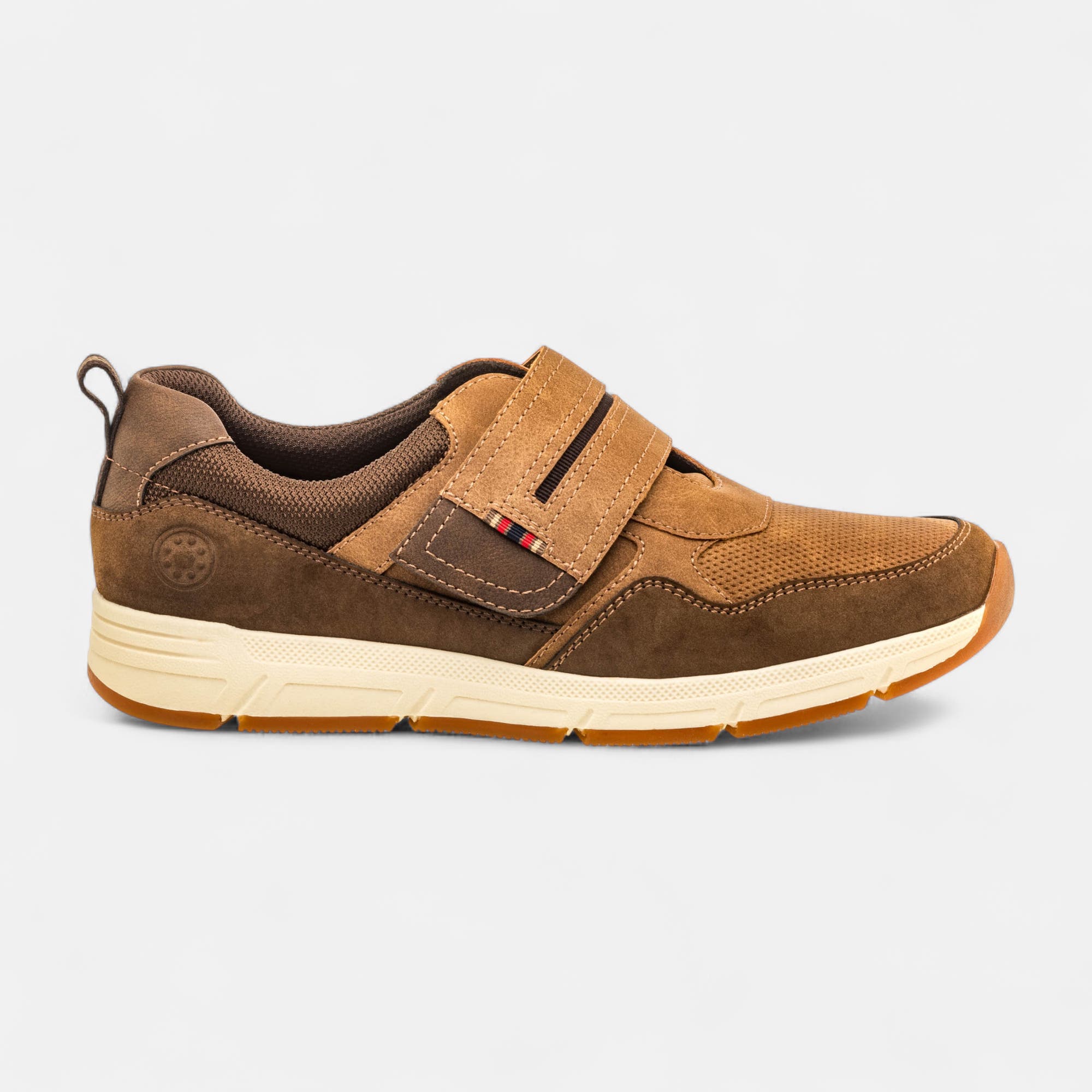 Derbies pieds sensibles Homme cognac