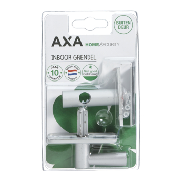AXA inboorgrendel doornmaat 35mm alu incl sluitplaat