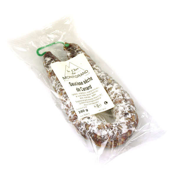 Saucisse sèche de canard