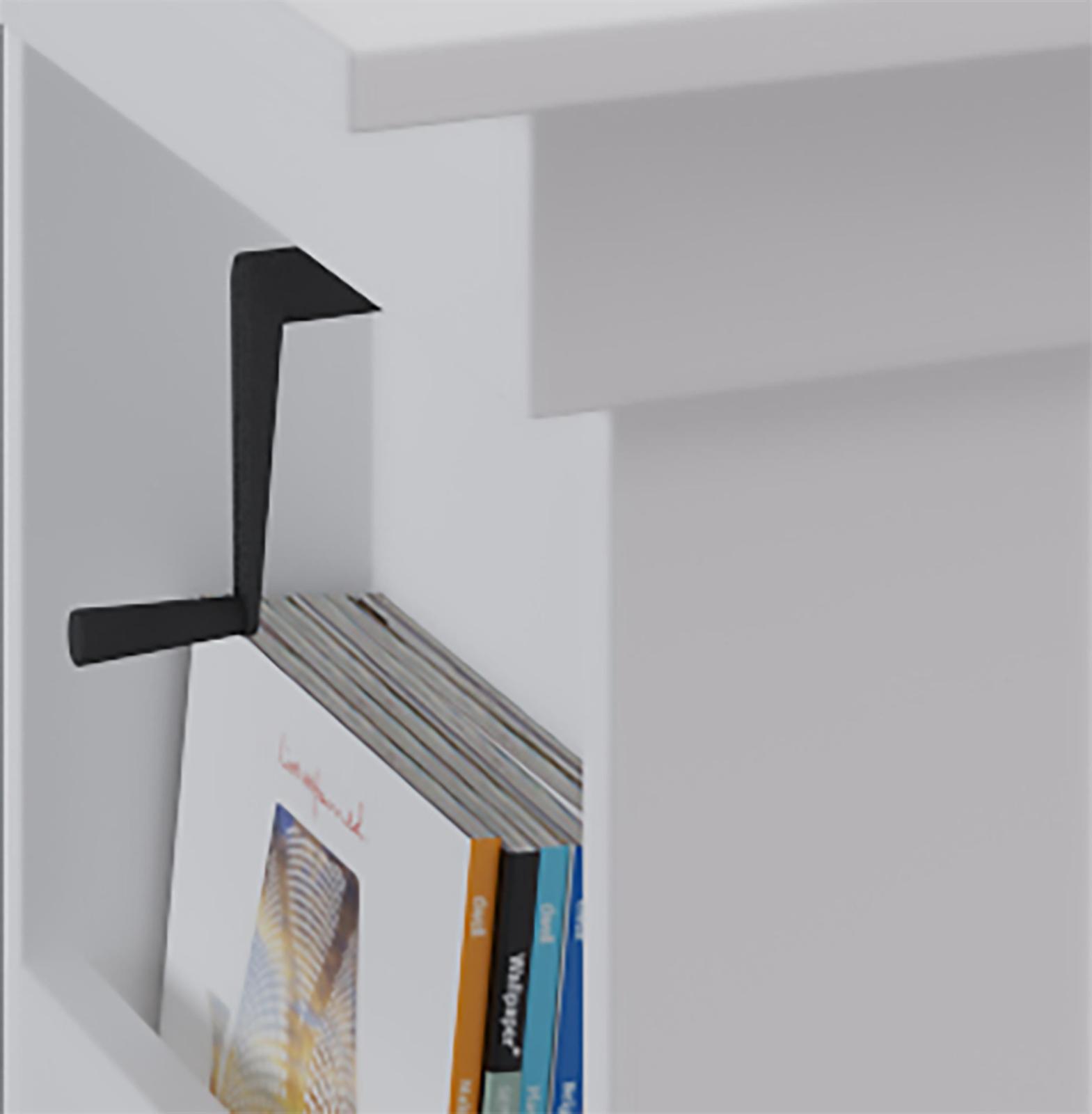 Couchtisch KOBILA - weiß - höhenverstellbar - 115 cm