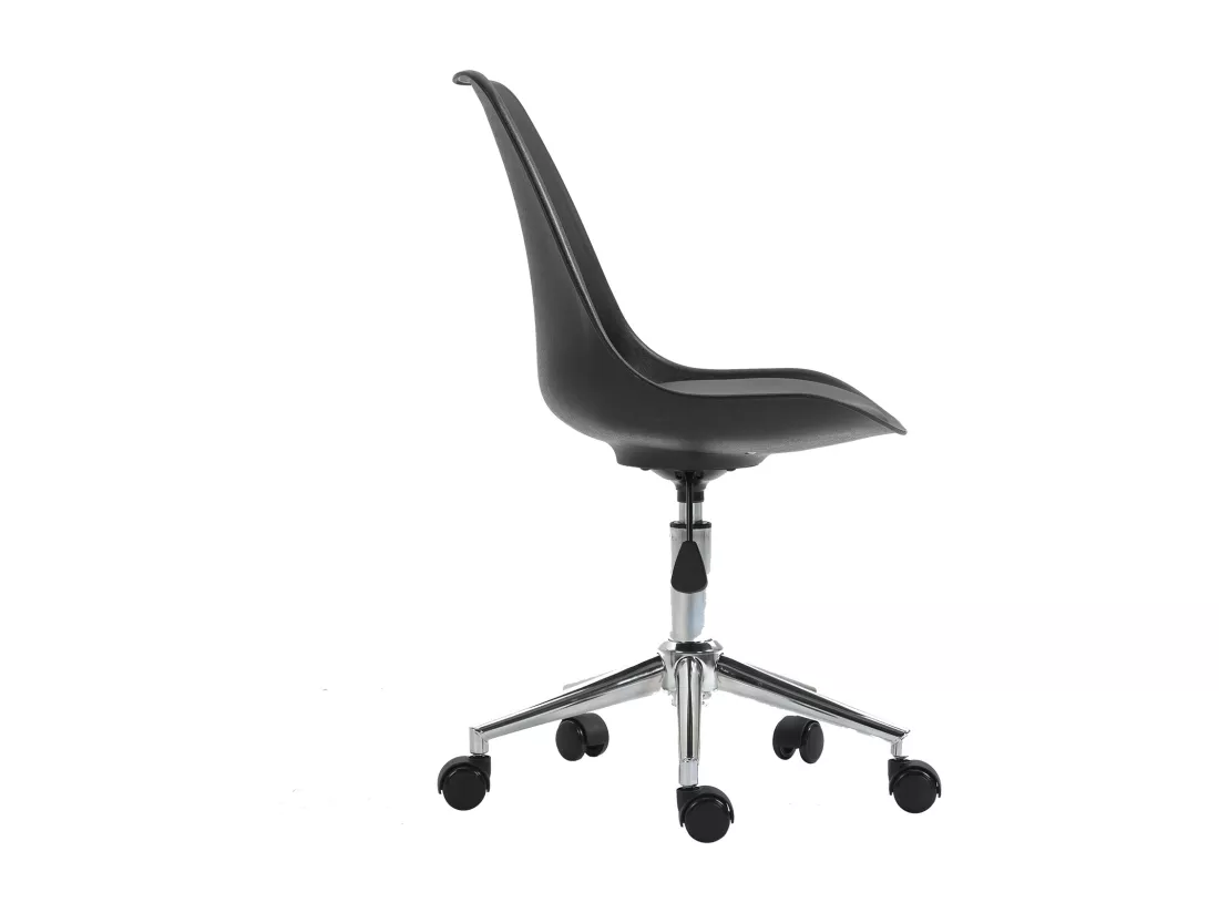 SVITA EDDY chaise de bureau pour enfants chaise pivotante chaise de bureau pour enfants noir