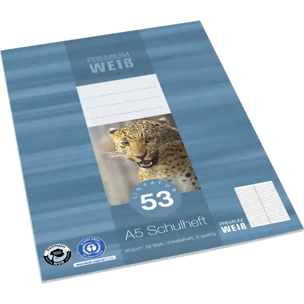 A5 Vokabelheft Nr.53, 32 Blatt