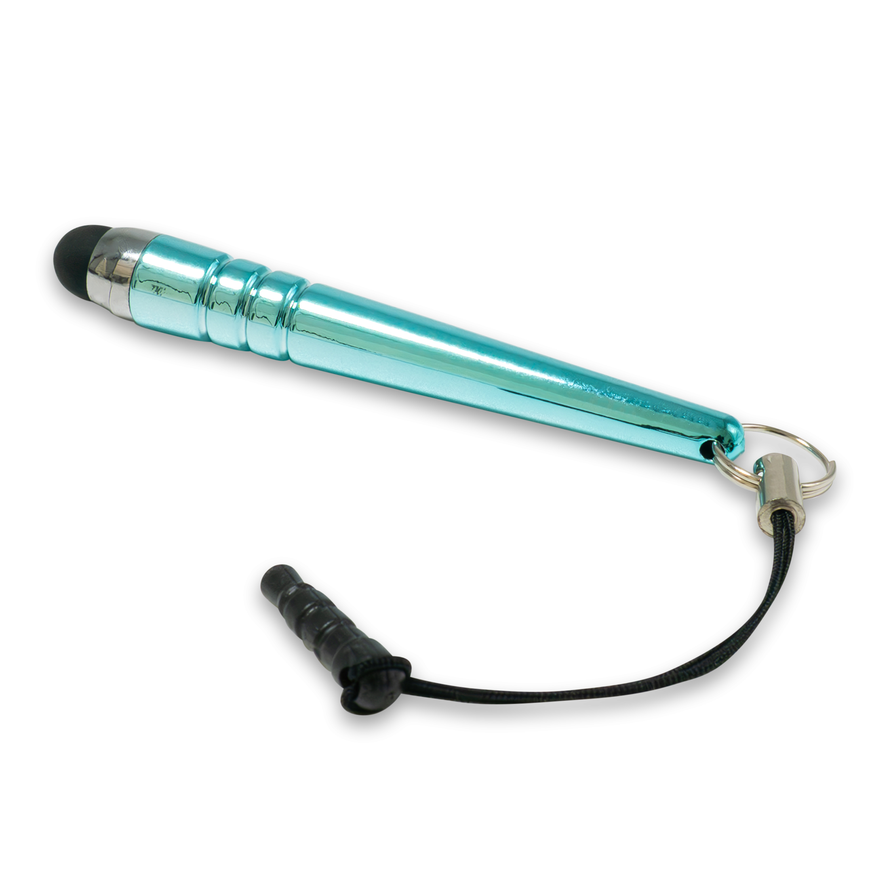 Mini Universal Alu Eingabe Stift Stylus Touch Pen - Hellblau