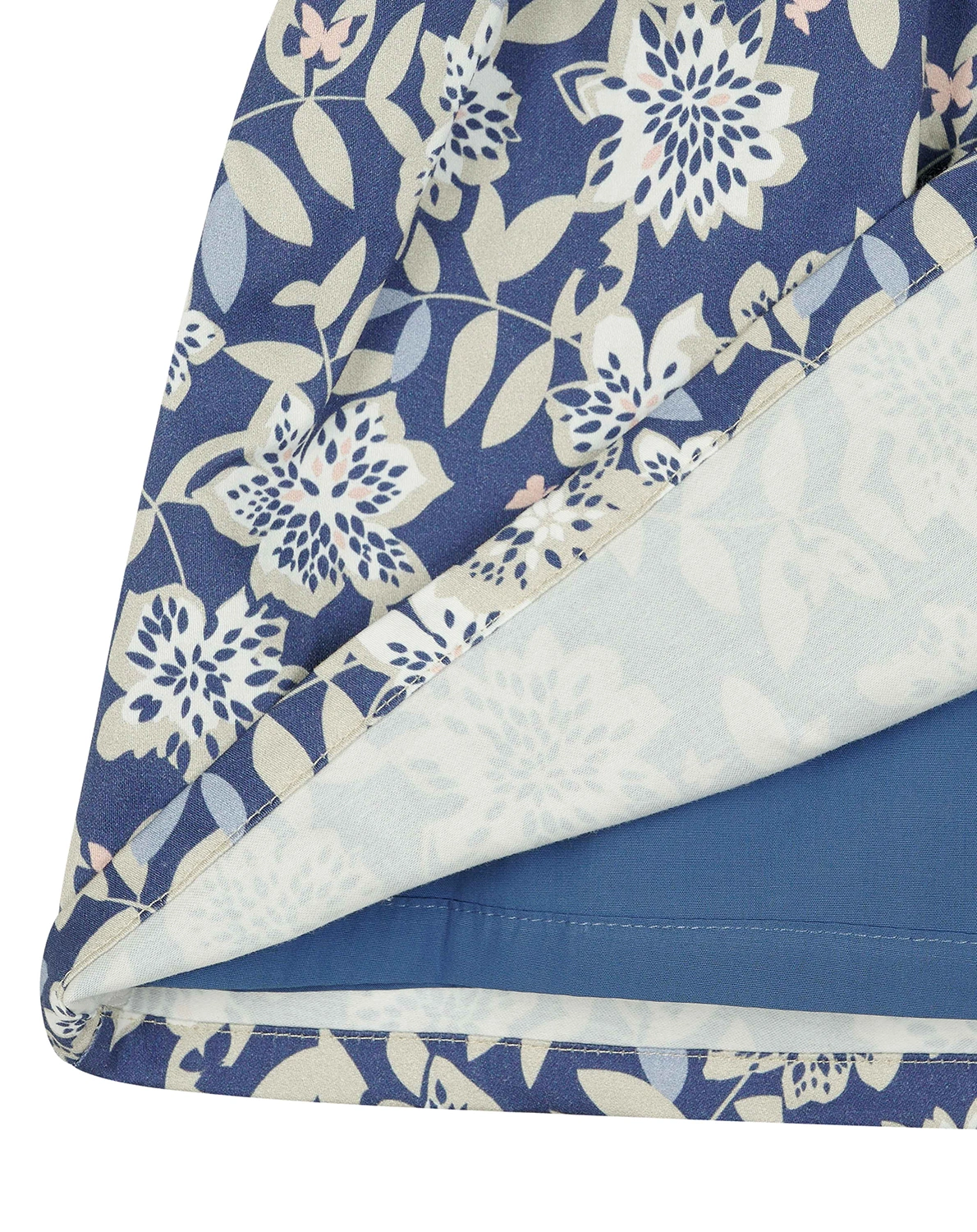 Tunika FLOWERS in bijou blue