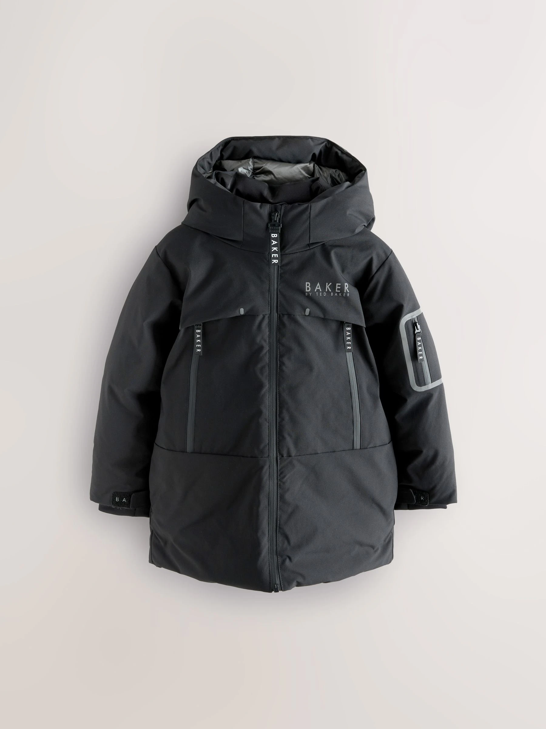 Zwart - Baker by Ted Baker regenbestendige parkajas