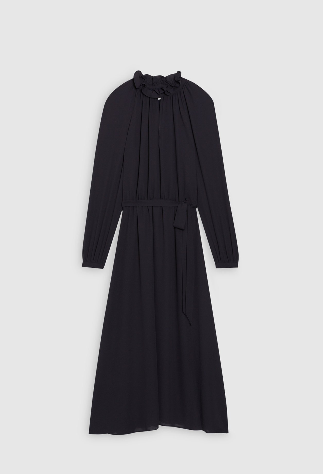 Robe longue col victorien