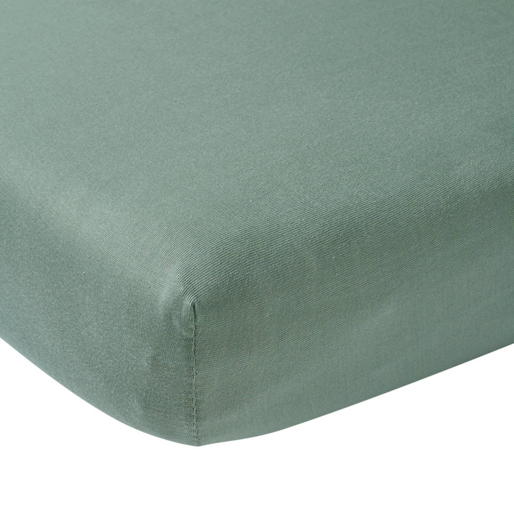 hoeslaken boxmatras 75x95 cm groen