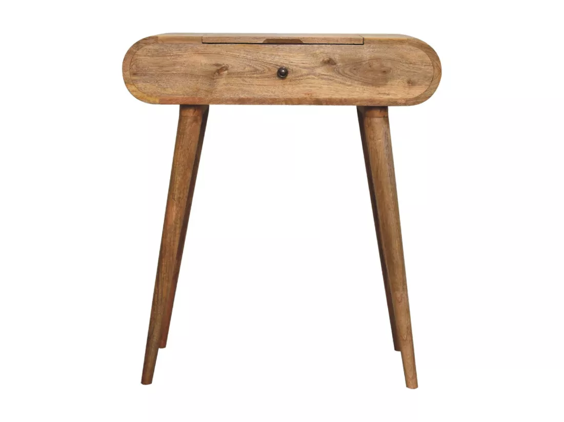 Table de maquillage Mini Oak-ish Ronde