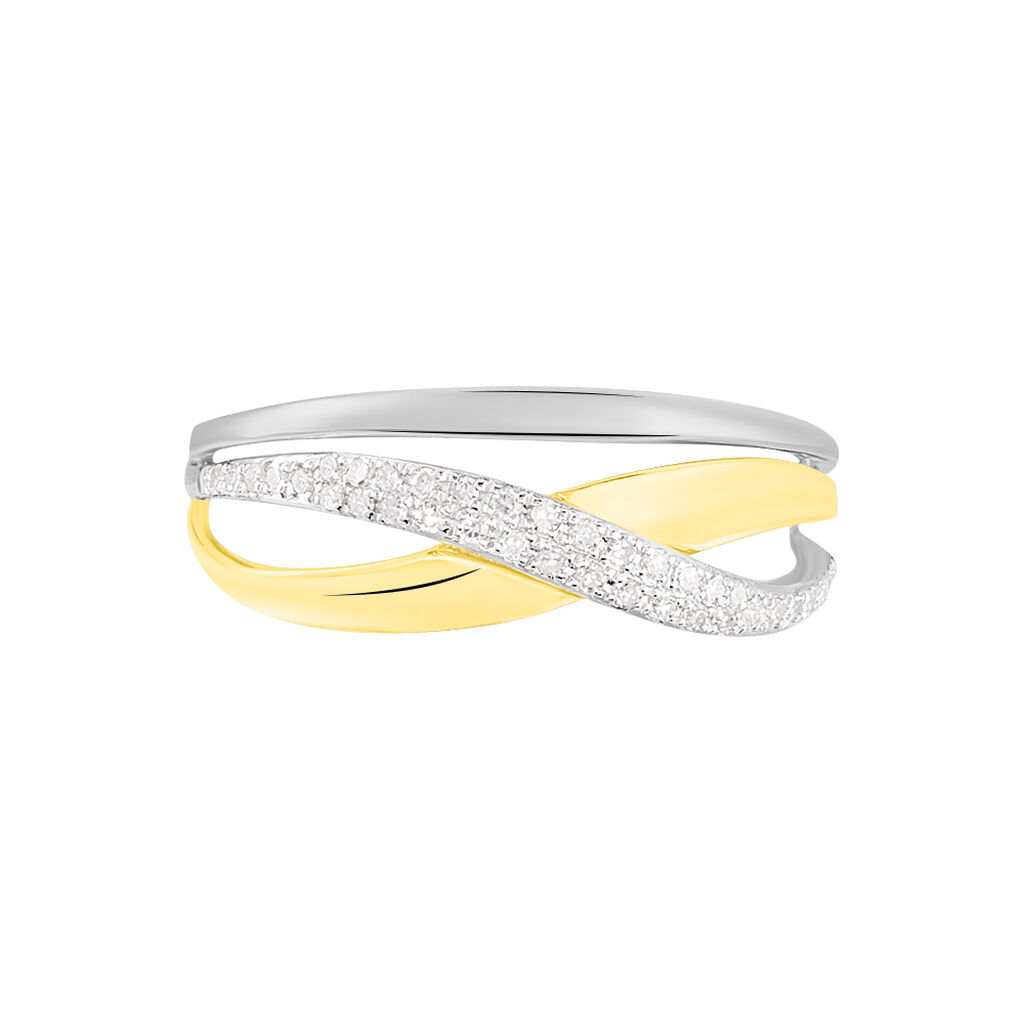 Bague Nene Or Bicolore Diamant