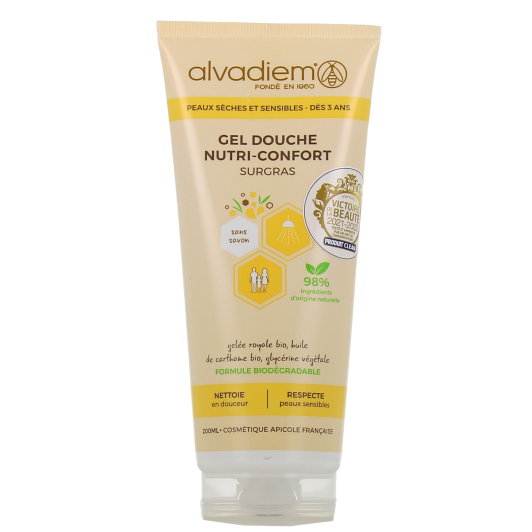 Alvadiem gel douche nutri confort surgras - Peau sèche et sensible