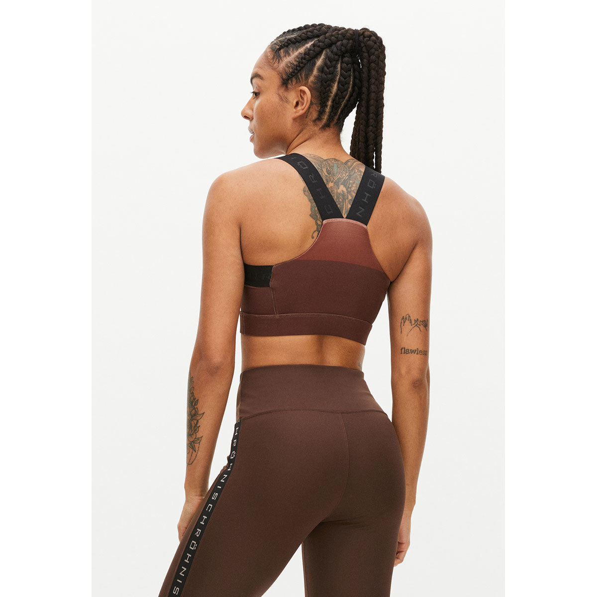 Röhnisch Kay Printed Sports Beha Print Bruin Dames