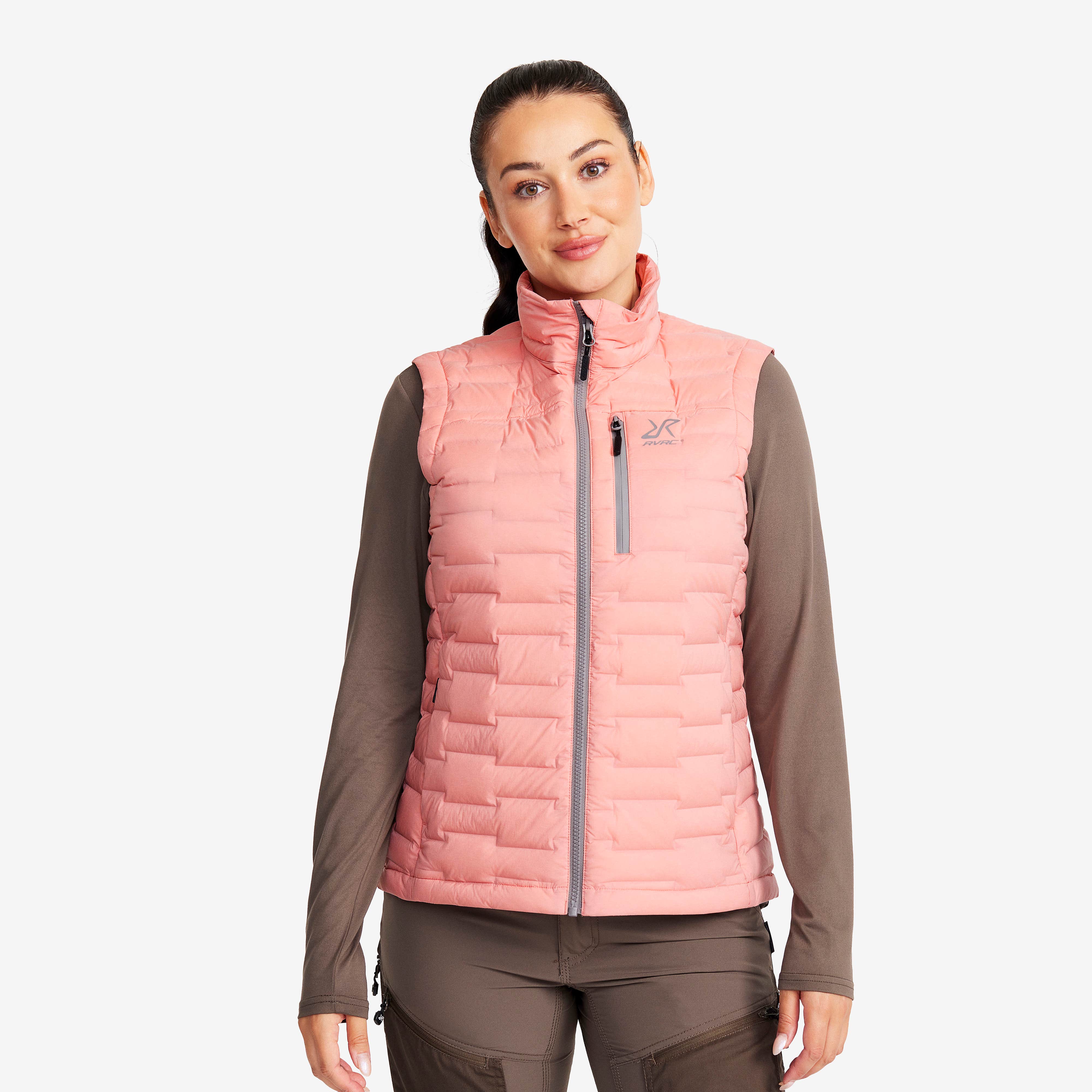 Flex Stretch Down Vest Dame Blush