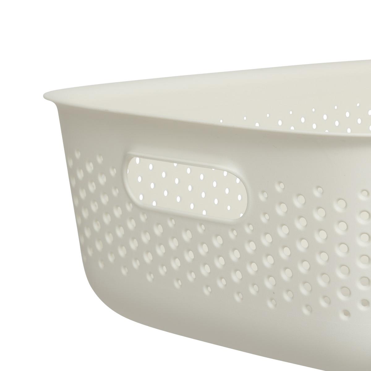 PANIER PLASTIQUE CREME TILA 10L