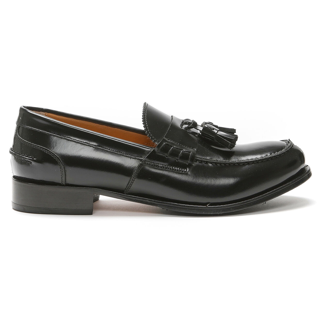 British Passport Mocassins en Cuir Mark noirs