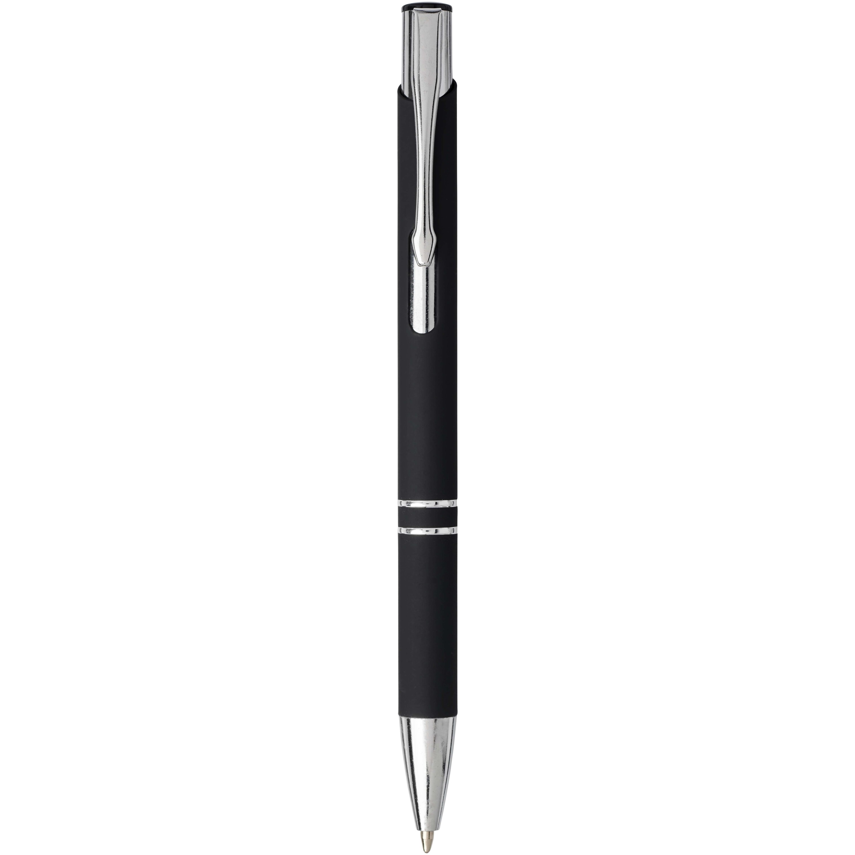 EgotierPro 107437 - Stylo bille rétractable doux au toucher Moneta