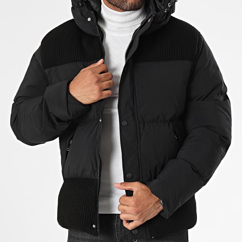 Doudoune Capuche Noir