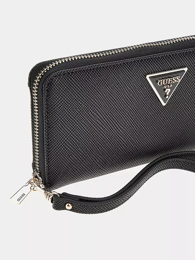GUESS Geldbörse LAUREL Large schwarz