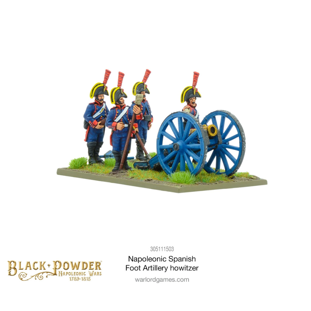 Napoleonic Spanish Foot Artillery Howitzer