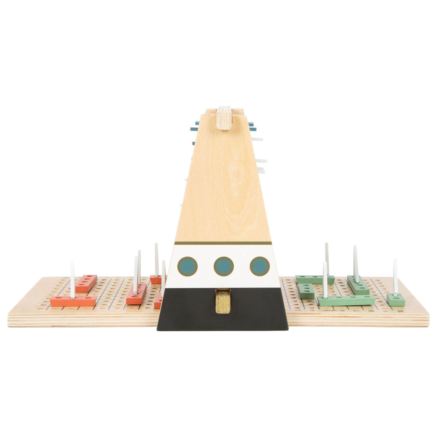 Small Foot-Houten Strategie Spel Slag om de Schepen