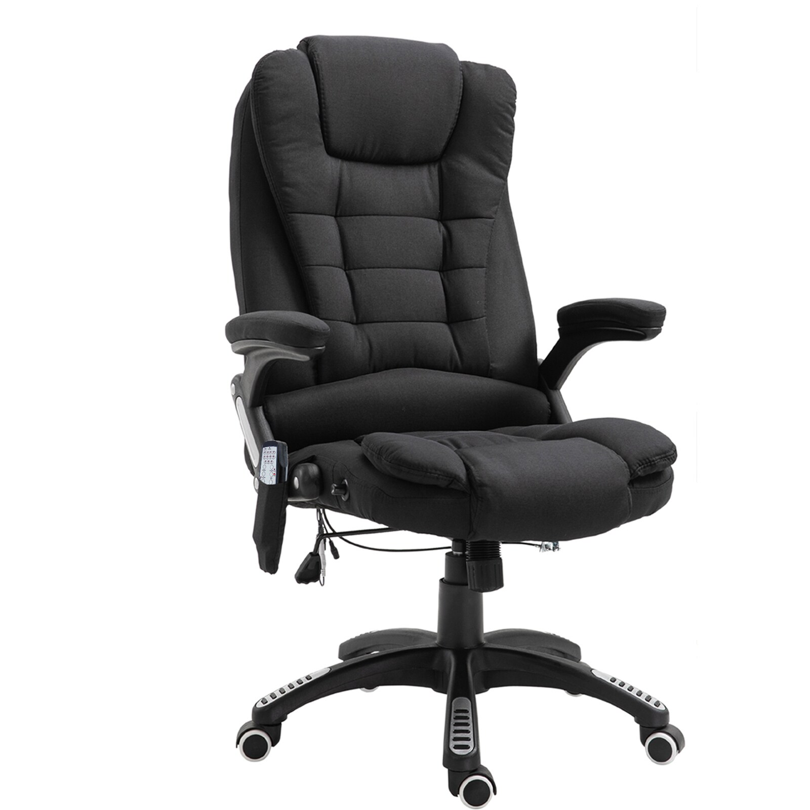 Vinsetto Bürostuhl mit Massage- und Wärmefunktion 67 x 67 x 116–126 cm (BxTxH)