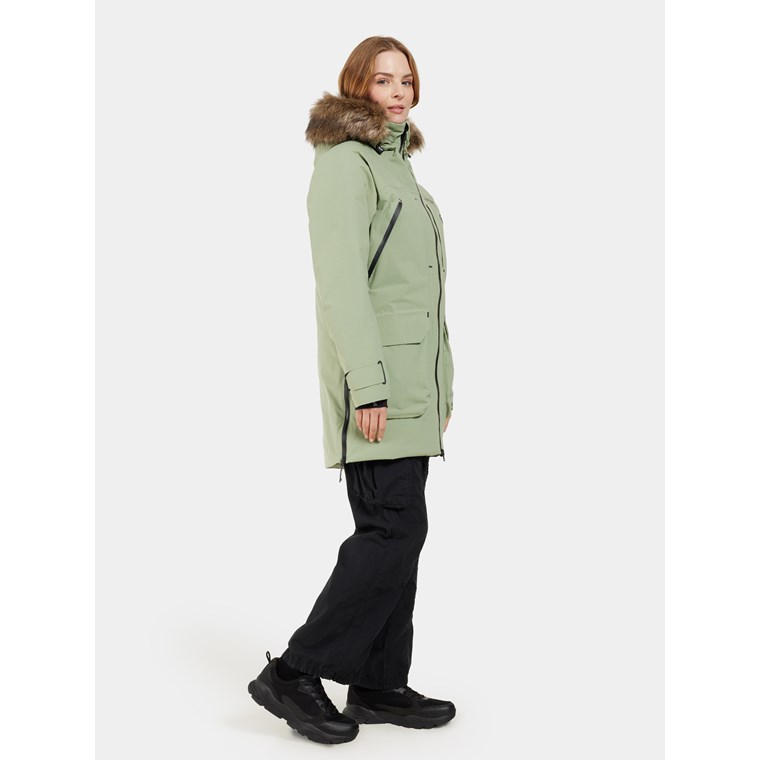 Didriksons Ceres Wns Parka 2 Light Moss