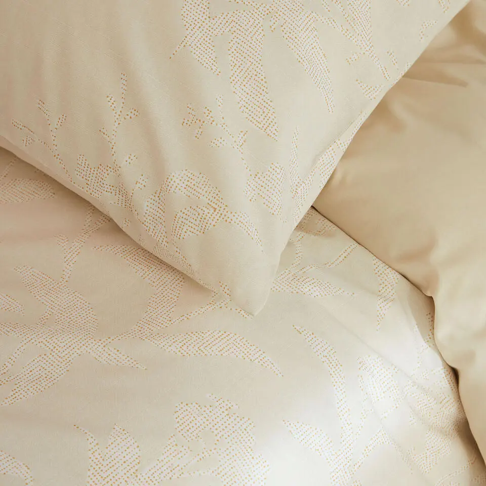 Walra - Dekbedovertrek Yarrow Elegance - 200x220 cm - Zand