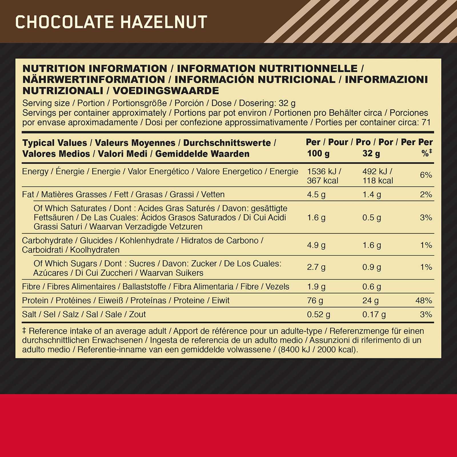 Optimum Nutrition 100% Whey Gold Standard 450 g