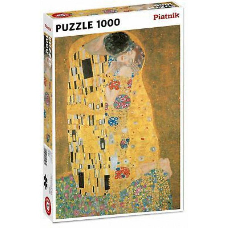 Puzzle 1000 pièces Le Baiser Klimt - Boîte métal