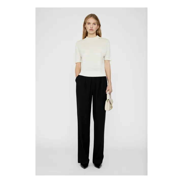 Anine Bing Pull Monique Laine Mérinos et Cachemire | Beige