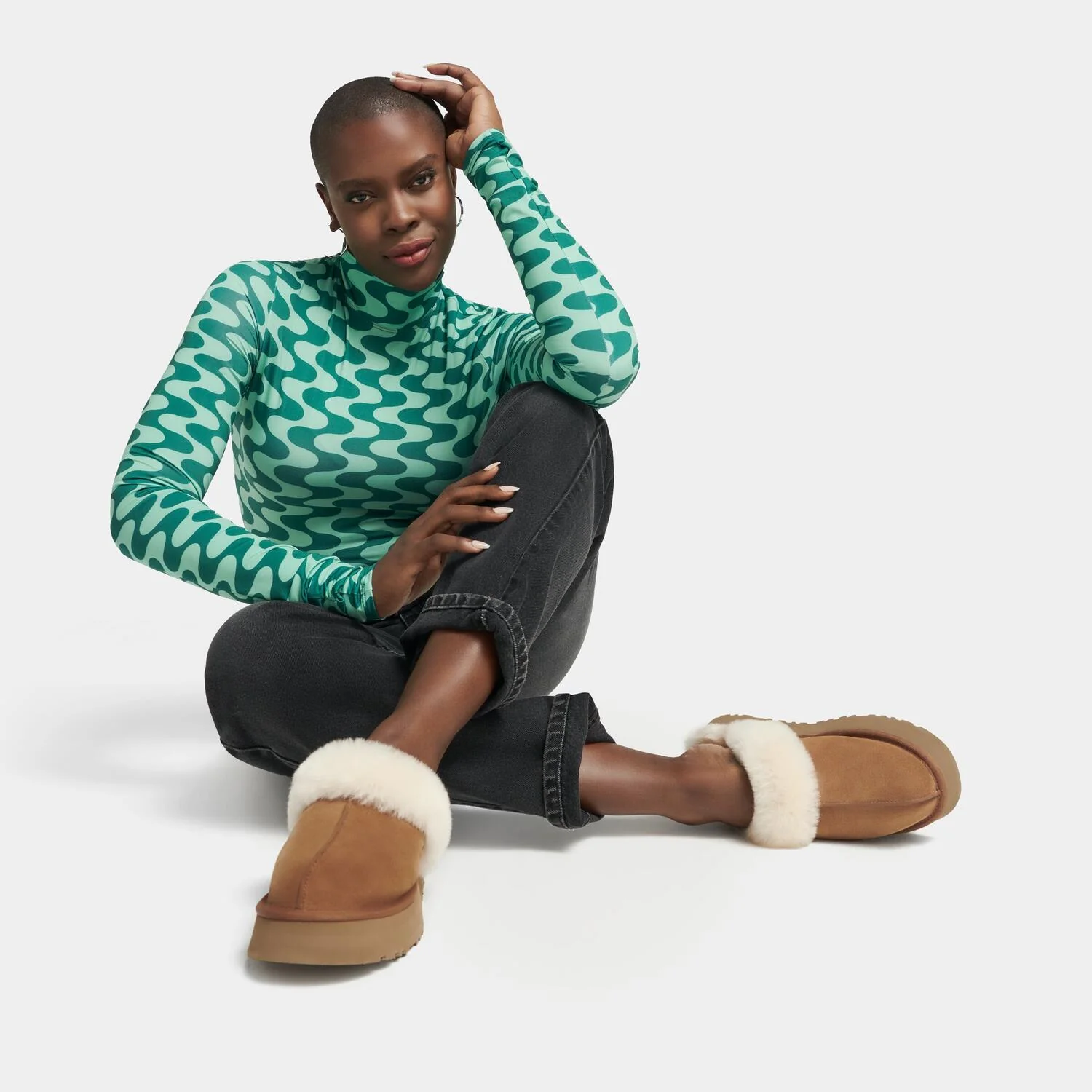 UGG  W Disquette hjemmesko - Chestnut