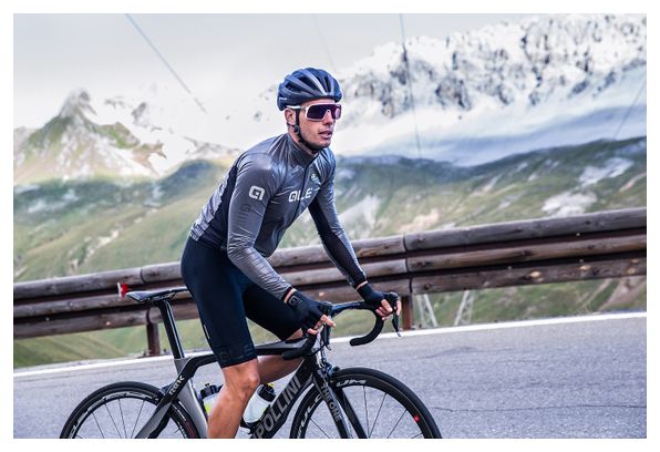 Veste Manches Longues Alé Guscio Noir Réflechissant