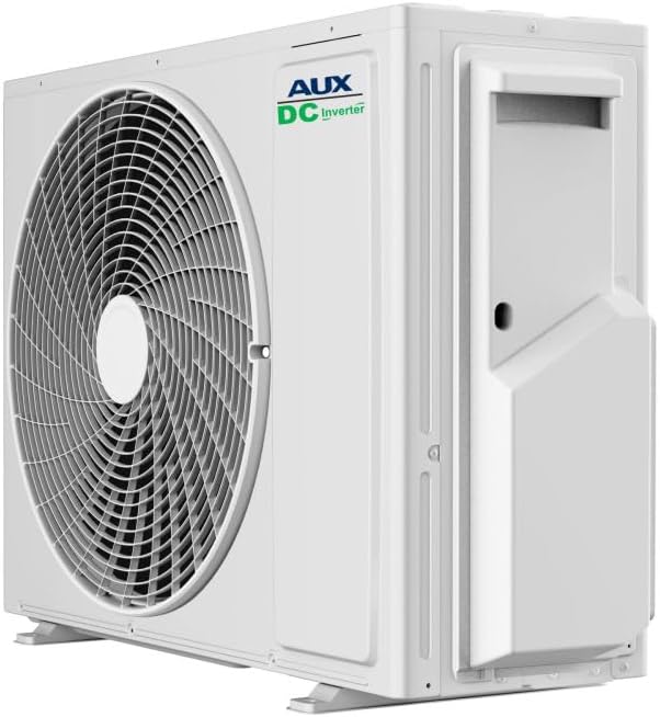 AUX A++ Klimaanlage Set mit 3× Deckenkassette 12000 BTU (je 3,5 kW) + Außengerät 36000 BTU (10,5 kW) - R32 Kältemittel - Weiß - Split-Klimaanlage für 3 Räume - leise & anschlussfertig