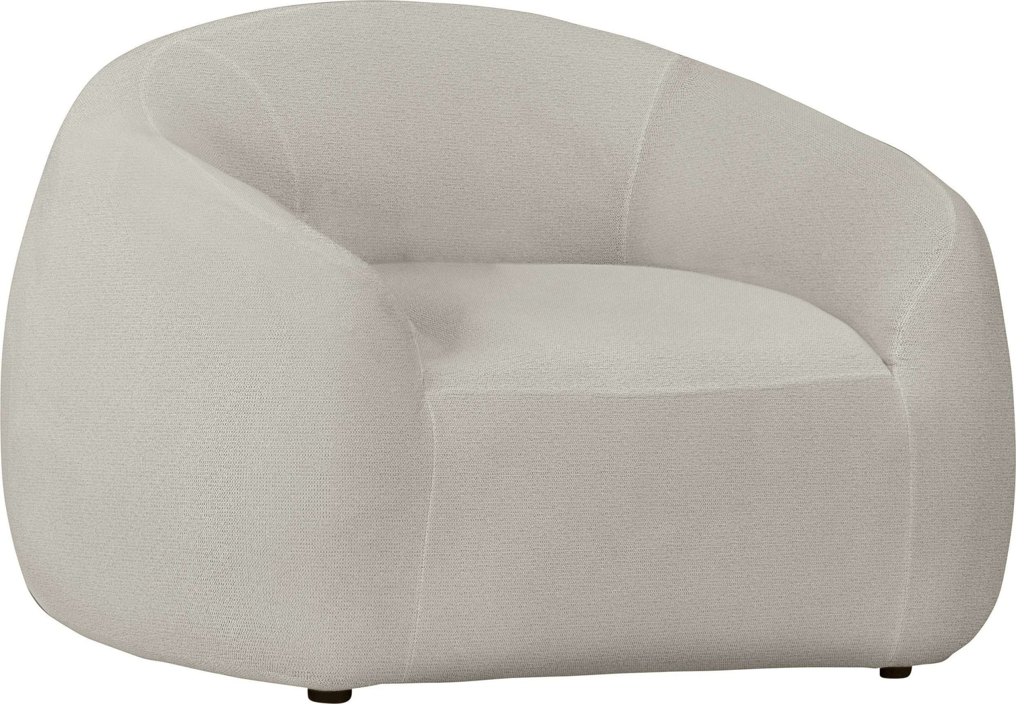 LeGer Home by Lena Gercke Sessel »YANI Relaxsessel, Loungesessel, Masse B/T/H: 127/96/76 cm« organische Form, mit Wellenunterfederung, auch in Bouclé