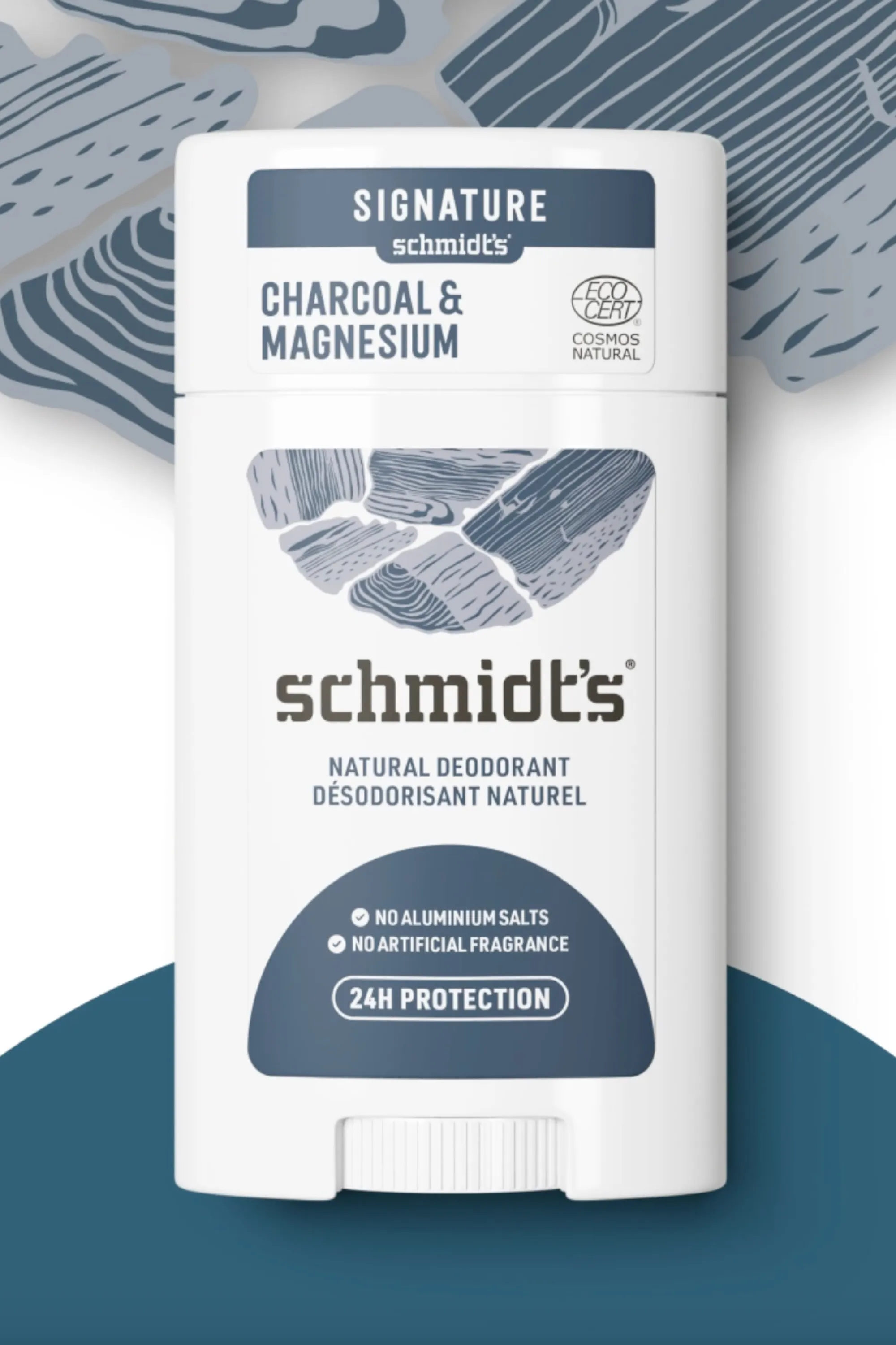 Schmidt’s Duo de déodorants stick Charbon & Magnésium-116 ml